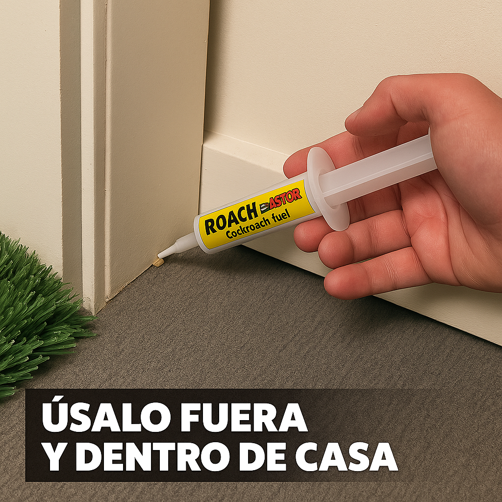 Gel EXTERMINADOR de Cucarachas (HASTA 8 MESES SIN CUCARACHAS)