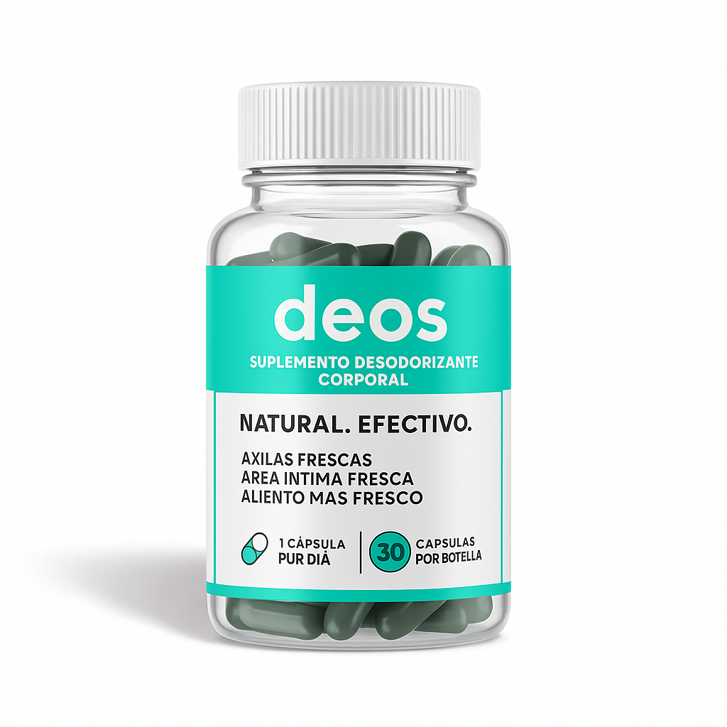Deos™ - Desodorante Natural en Cápsulas
