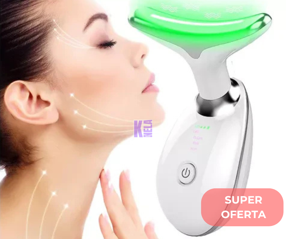 Masajeador de 3 luces LED - Terapia que perfecciona y rejuvenece