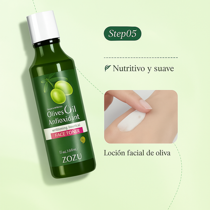Rutina Completa de Skincare con Aceite de Oliva (6 PASOS)