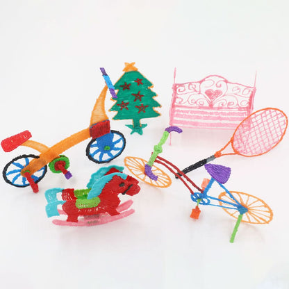 Lápiz Creativo 3D + REGALO GRATIS🎁: Material de Impresión y Plantilla de Dibujos