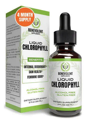 Gotero de Clorofila Natural - El Desintoxicante y Energizante Más Completo del Siglo XXI (Dura 4 meses)